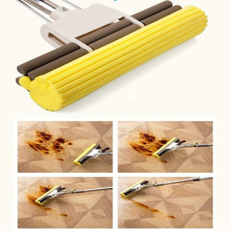 Super Absorbent PVA Double Roller Sponge Mop