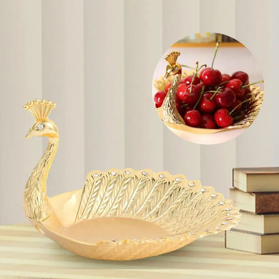 Peacock Candies Dish