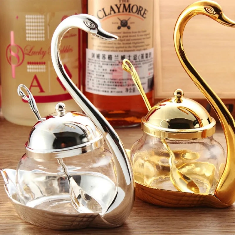 Swan Shaped Sugar Pot