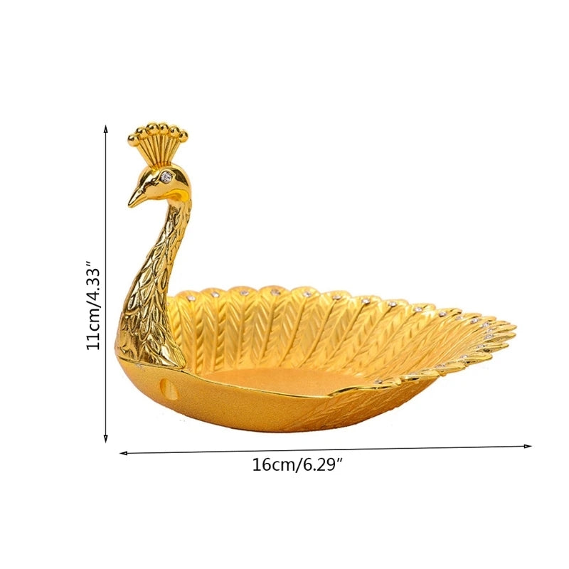 Peacock Candies Dish