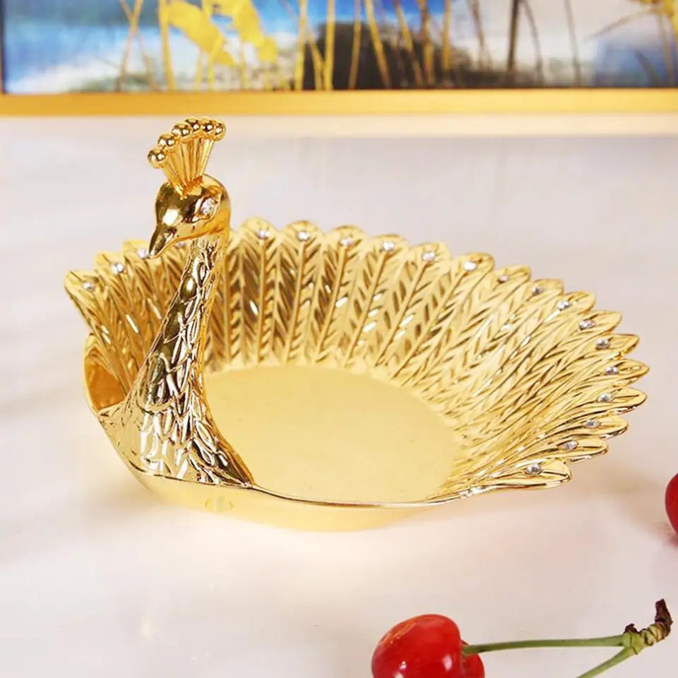 Peacock Candies Dish
