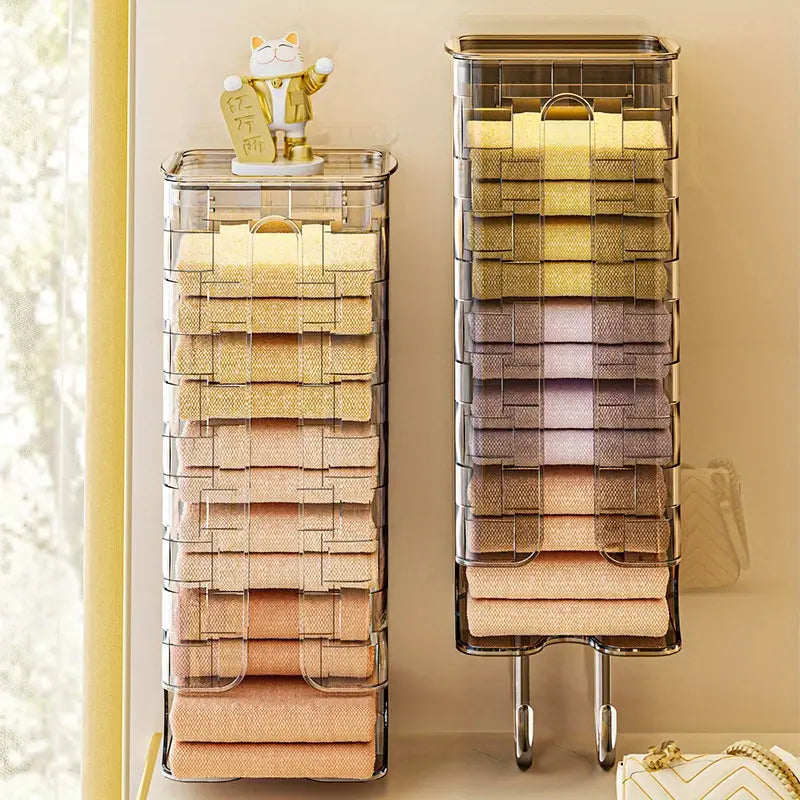 Wall mounted socks and undergarments Organizer