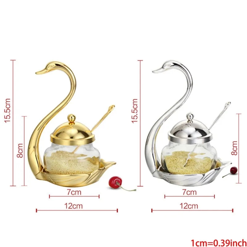 Swan Shaped Sugar Pot