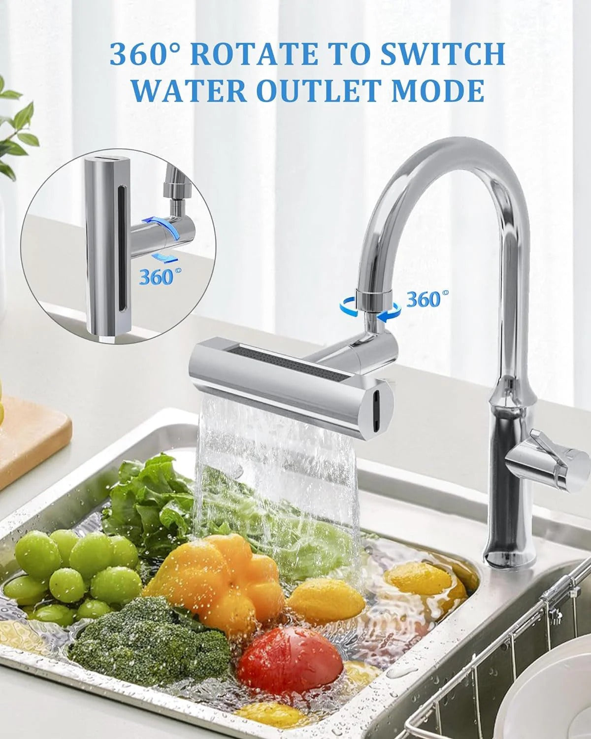360 Degree Sink Splash Faucet