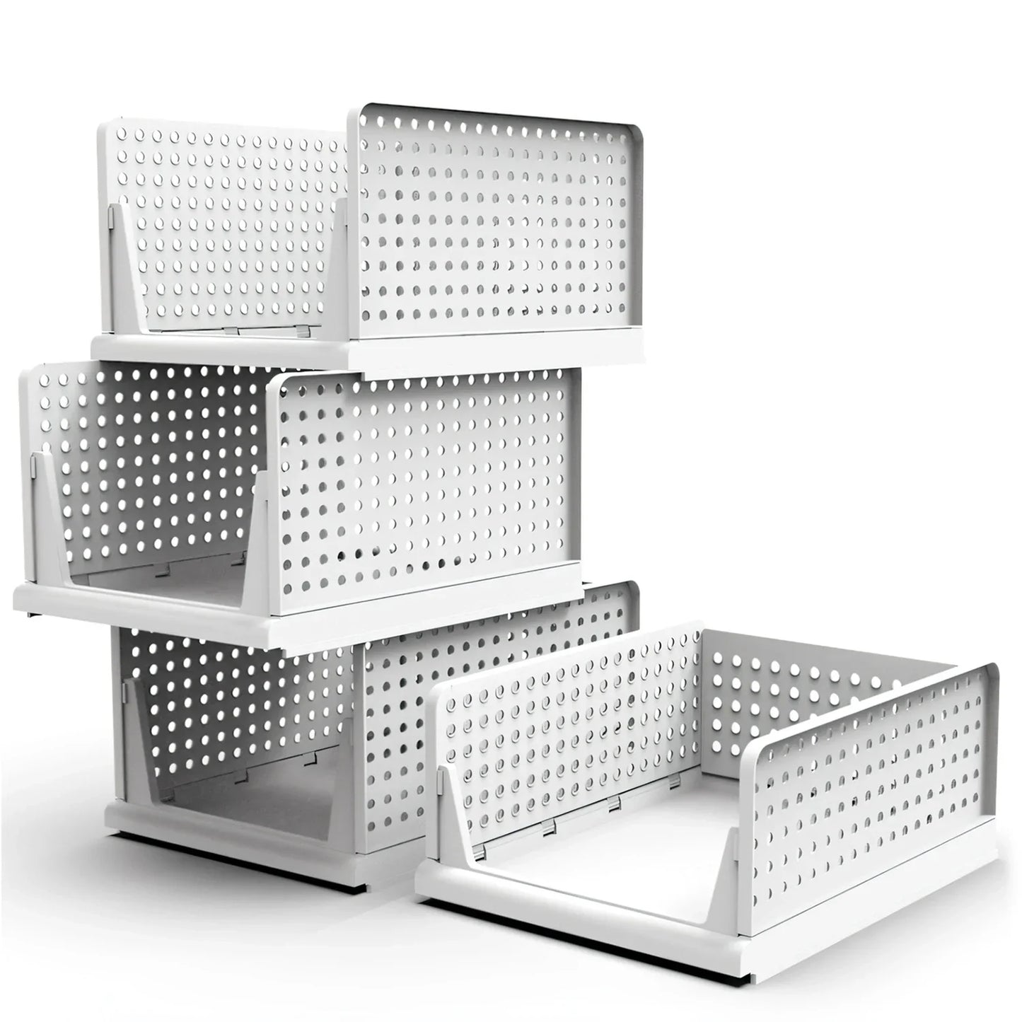 Foldable Storage Bin Stackable Drawer