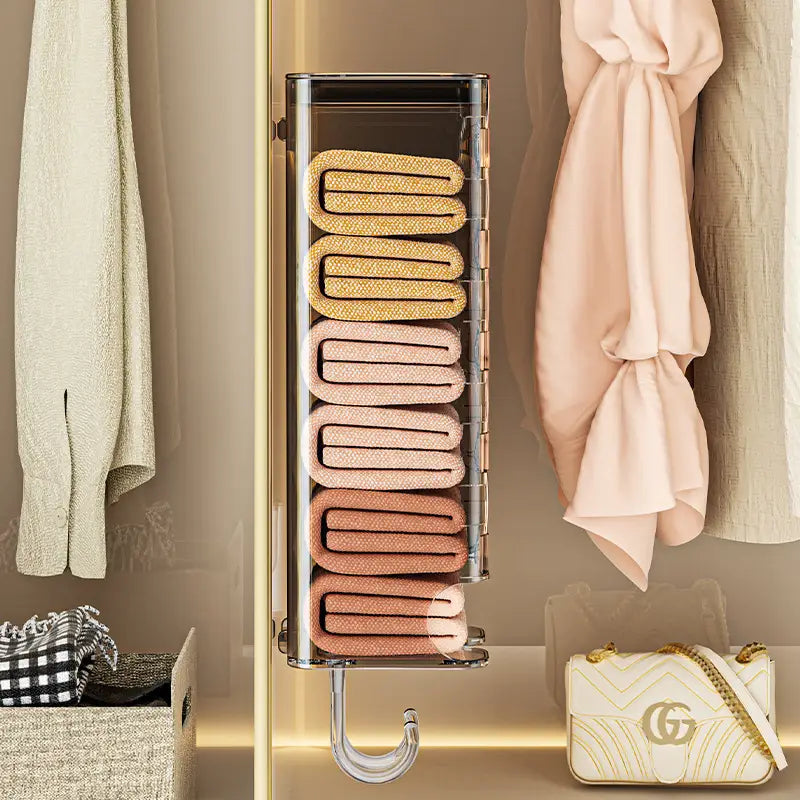 Wall mounted socks and undergarments Organizer