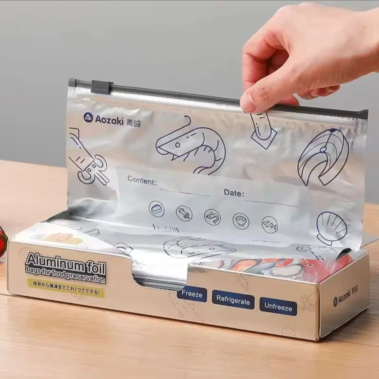 Aluminium Foil Sealed Preservation Bags