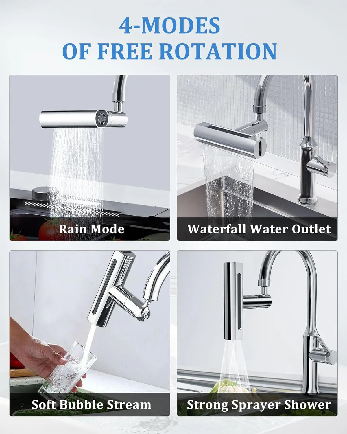 360 Degree Sink Splash Faucet