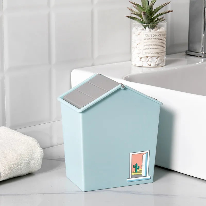 Mini Home Shaped Dustbin
