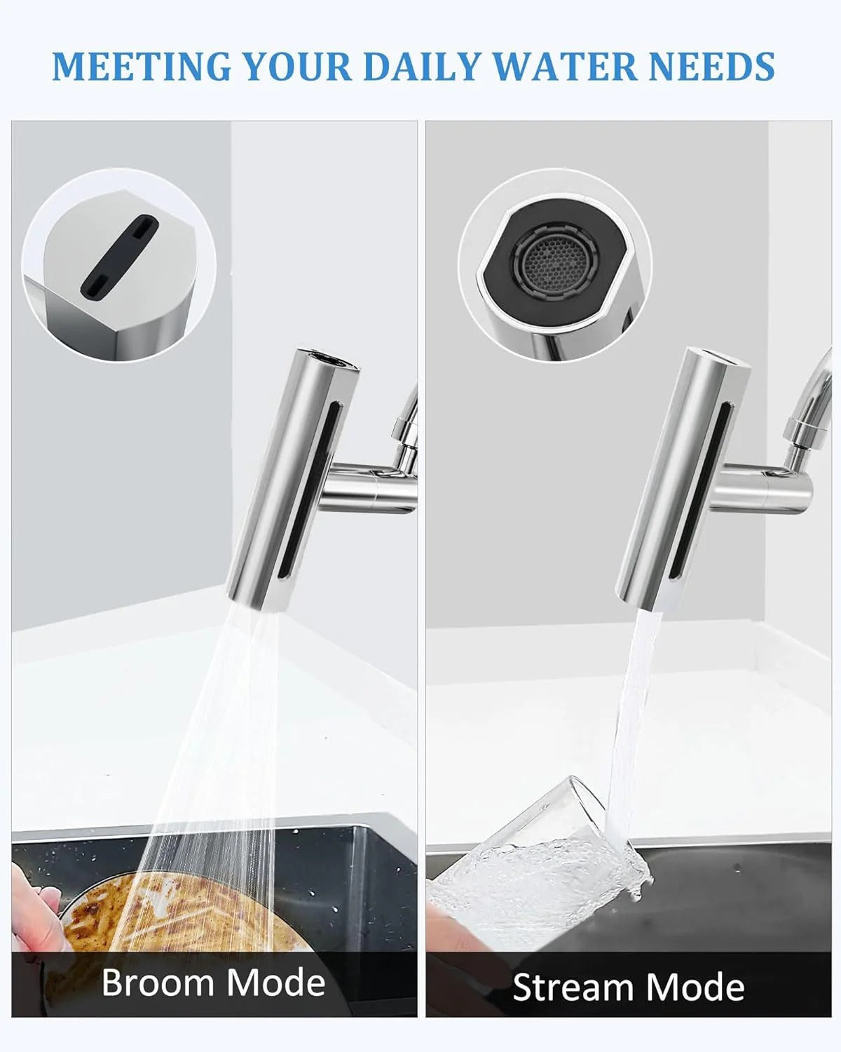 360 Degree Sink Splash Faucet