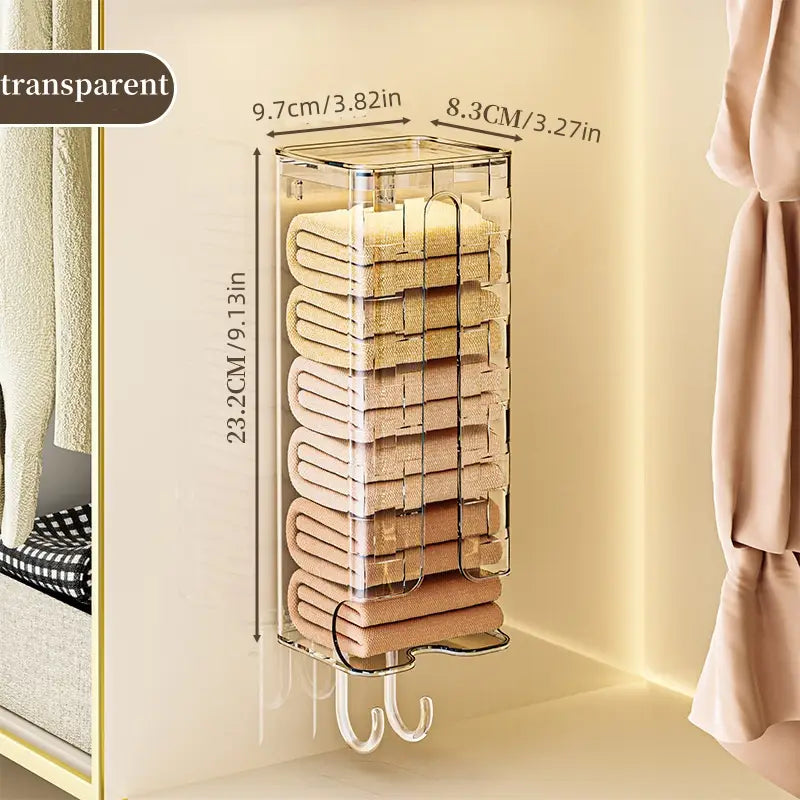Wall mounted socks and undergarments Organizer