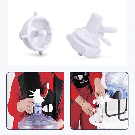 2 Pcs Set Water Bottle Stand + Tap (Without Bottle)