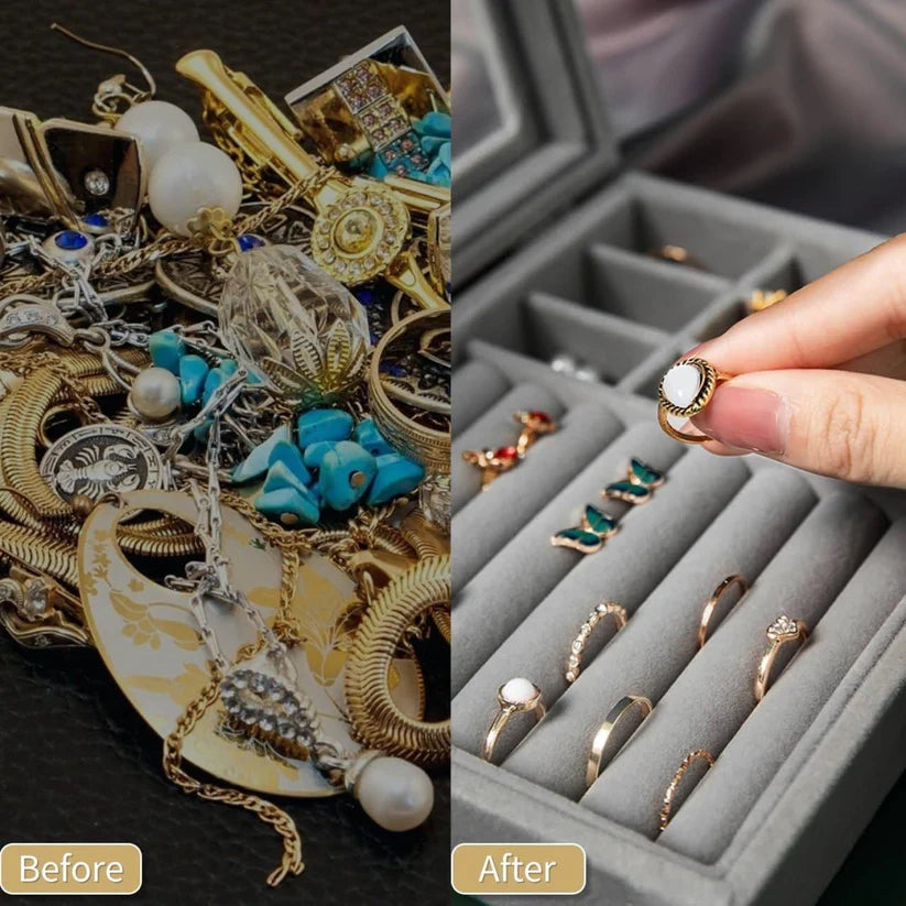Jewelry Display Holder Earrings Necklaces Storage Organizer