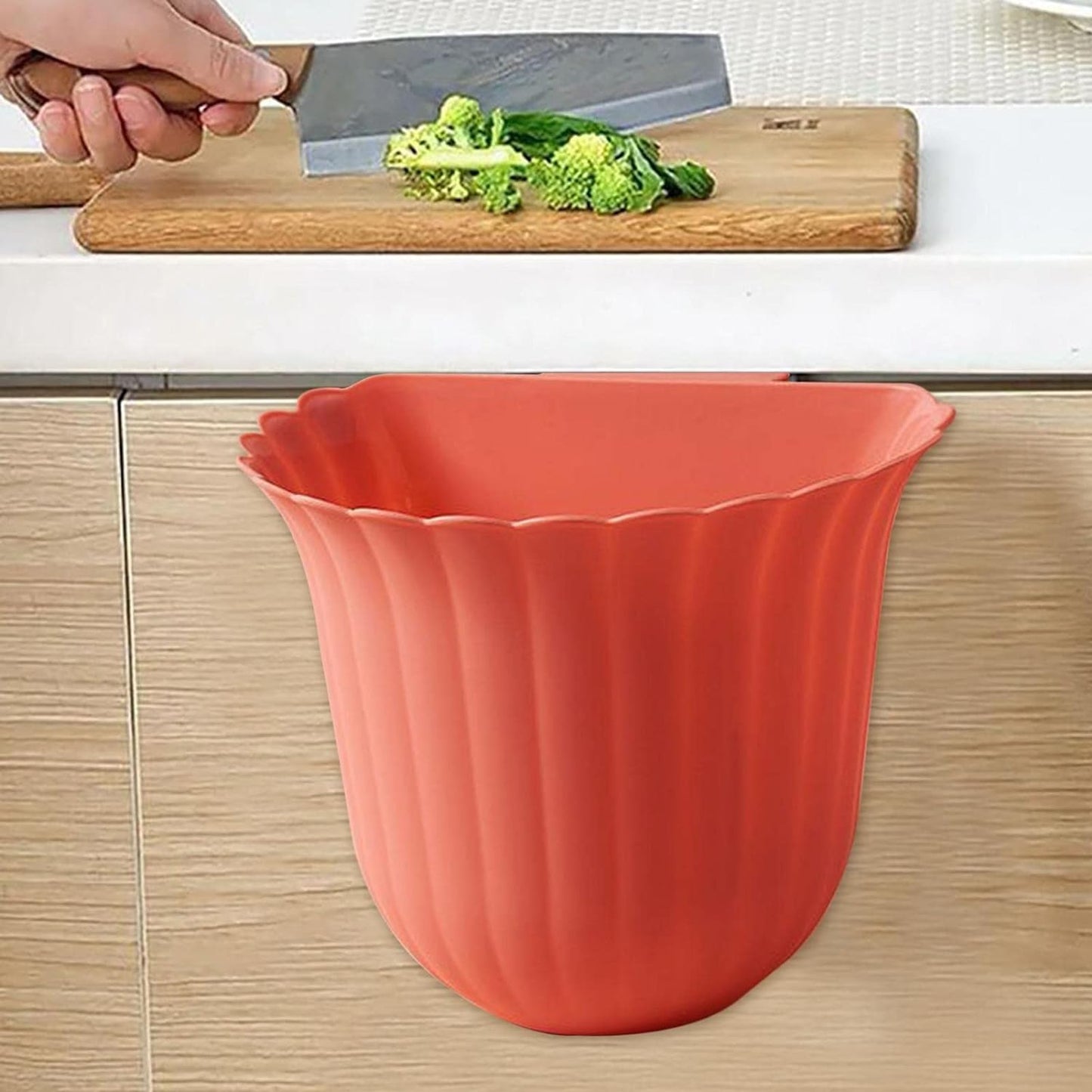 Flower Trash Can