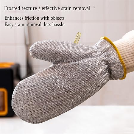 Bamboo Fiber Dish-Washing Gloves