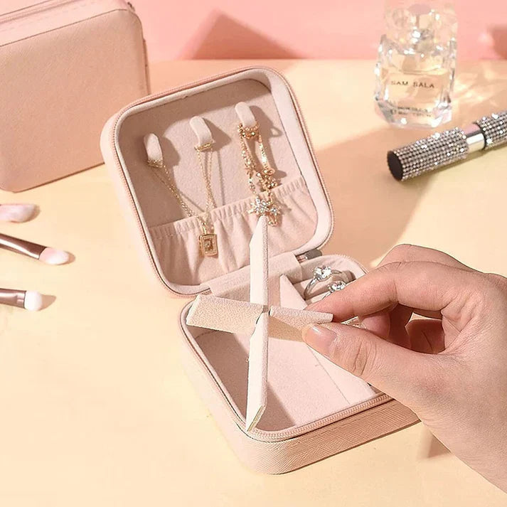 Mini Leather Jewelry Box