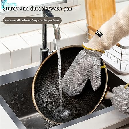 Bamboo Fiber Dish-Washing Gloves