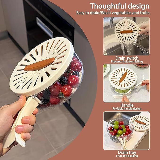 Fruit Drain Basket Strainer