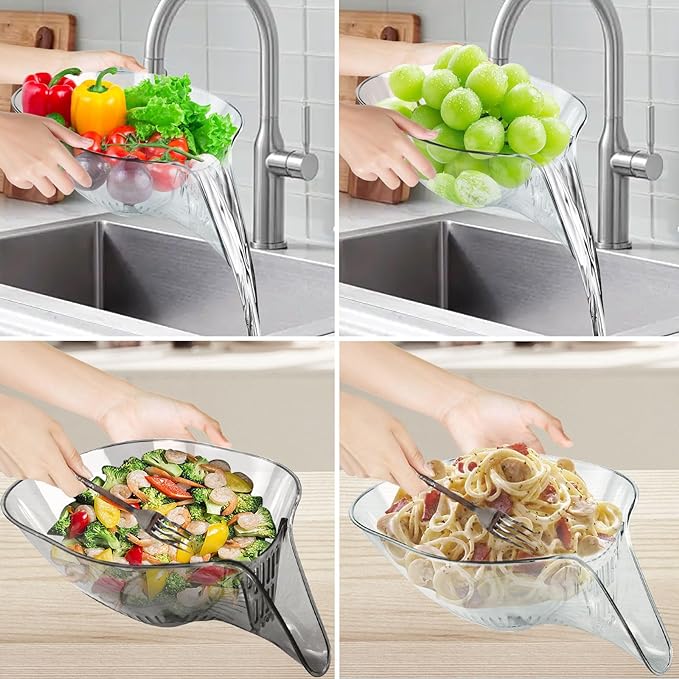 Drainage Vegetable/Fruits Acrylic Kitchen Basket