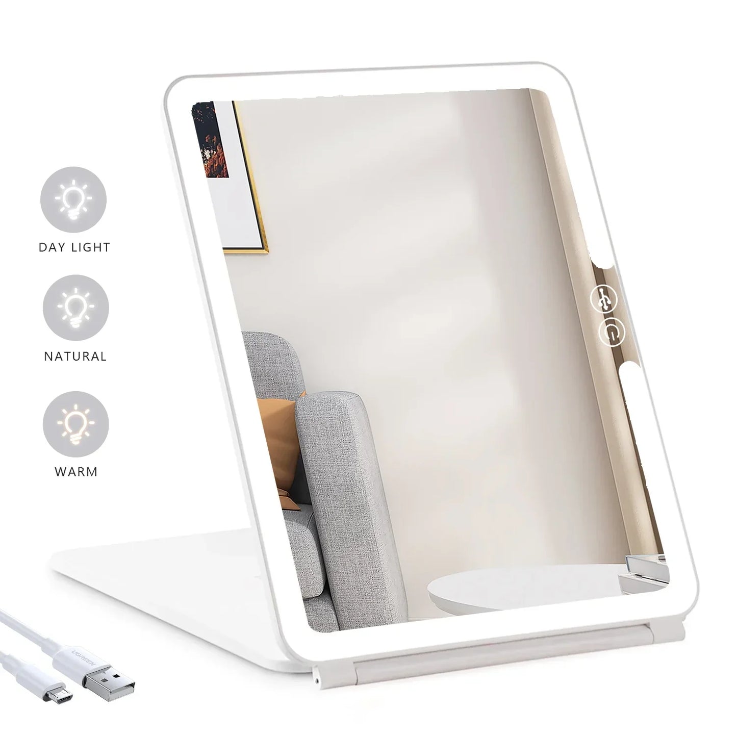 Travel Lighted Vanity Makeup Mirror
