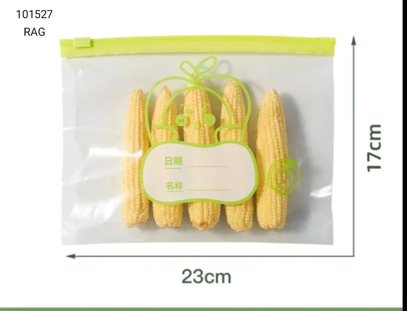 Tranparent Reusable Food-Grade Storage Bag