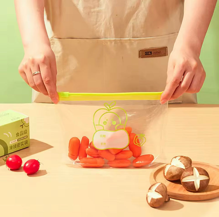 Tranparent Reusable Food-Grade Storage Bag