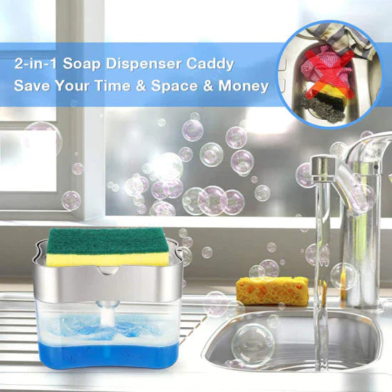 Soap Dispenser 2 in 1