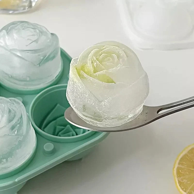 Rose Style Ice Cube Tray