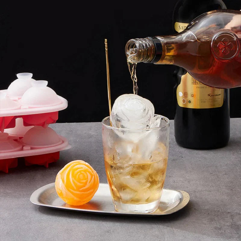 Rose Style Ice Cube Tray