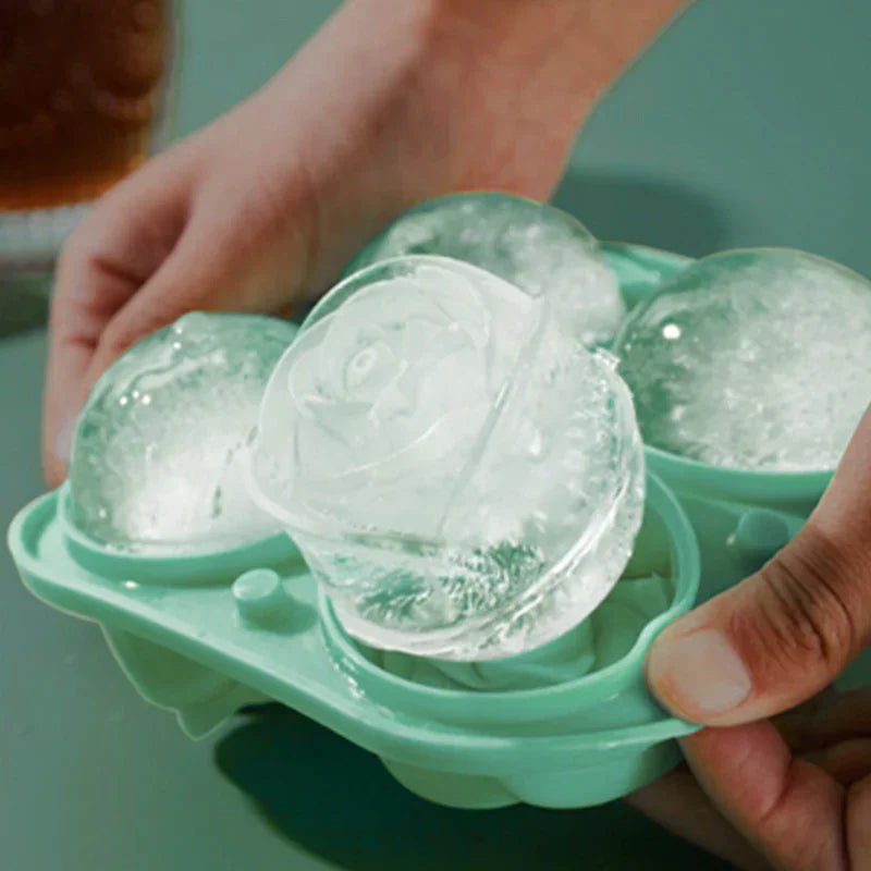 Rose Style Ice Cube Tray