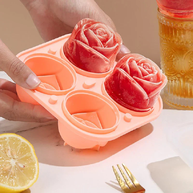 Rose Style Ice Cube Tray