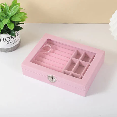 Jewelry Display Holder Earrings Necklaces Storage Organizer