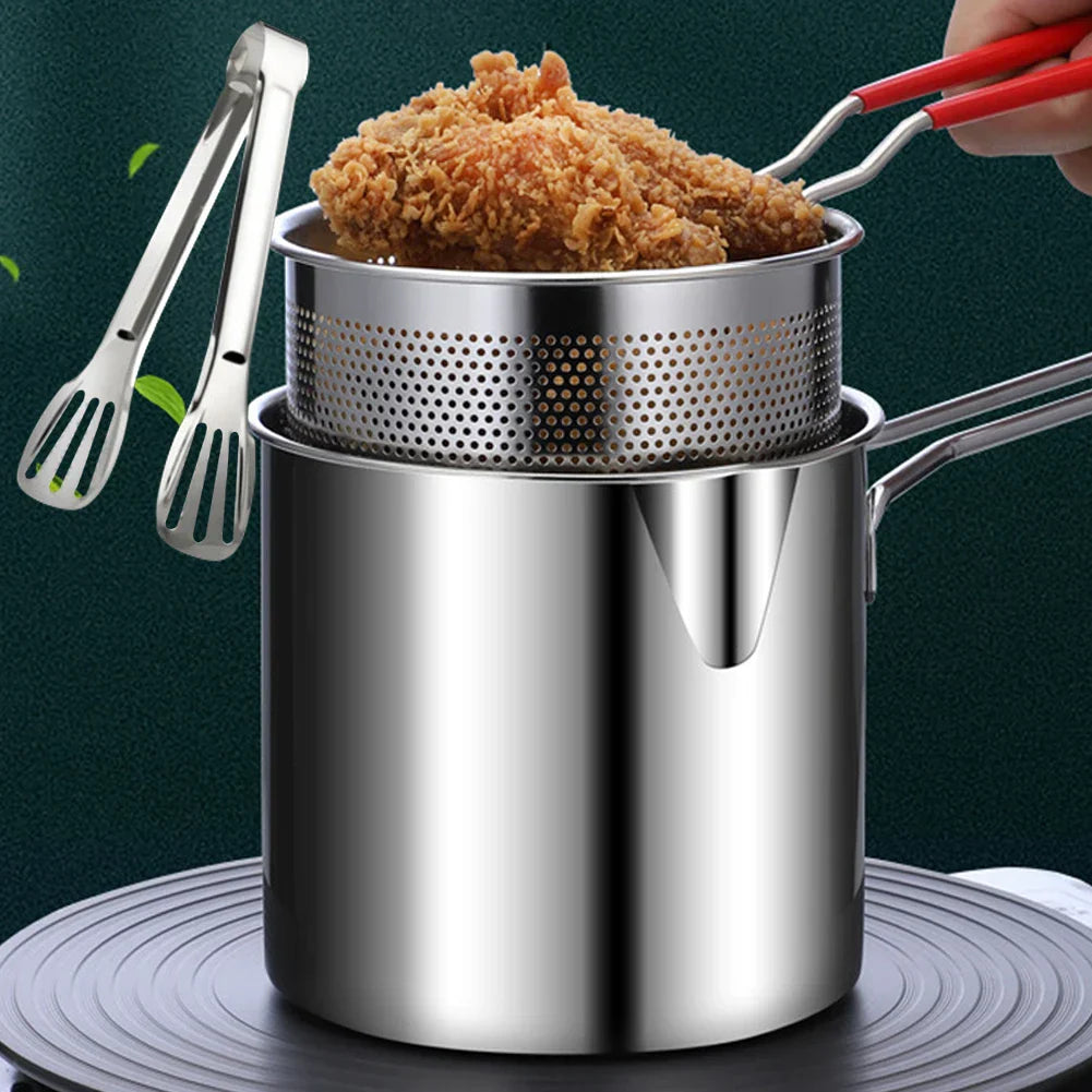 Stainless Steel Fry Pot