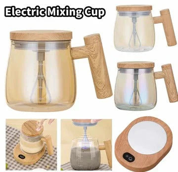 400ml Electric Mixing Cup, Automatic Portable Glass Cup Blender