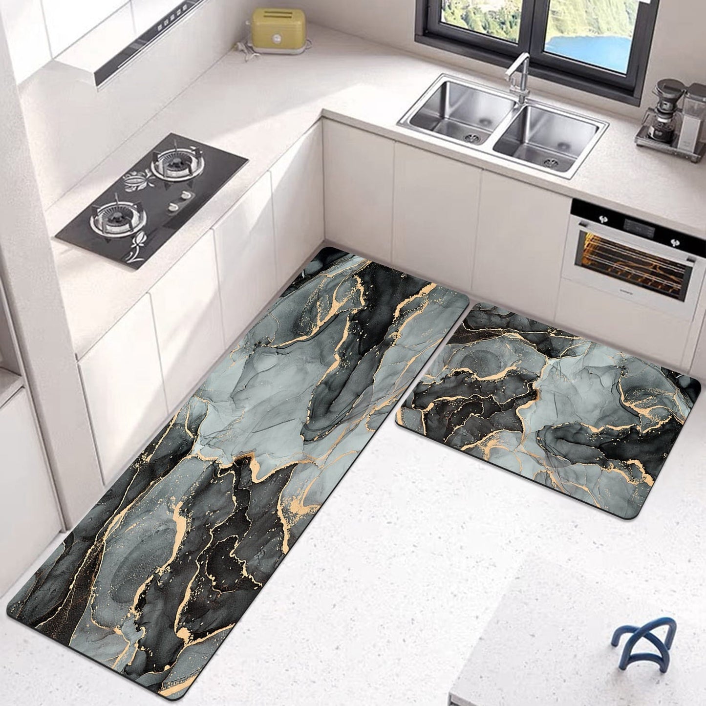 2 Pcs Floor Mat Pair-59