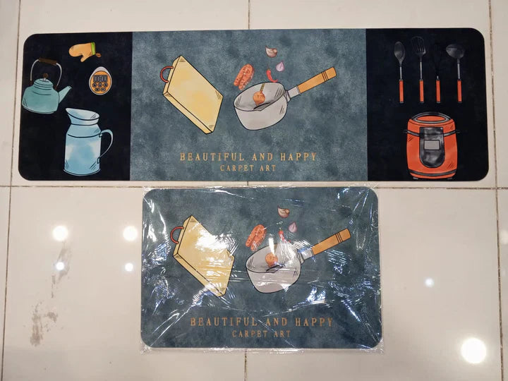 2Pcs Floor Mat Set