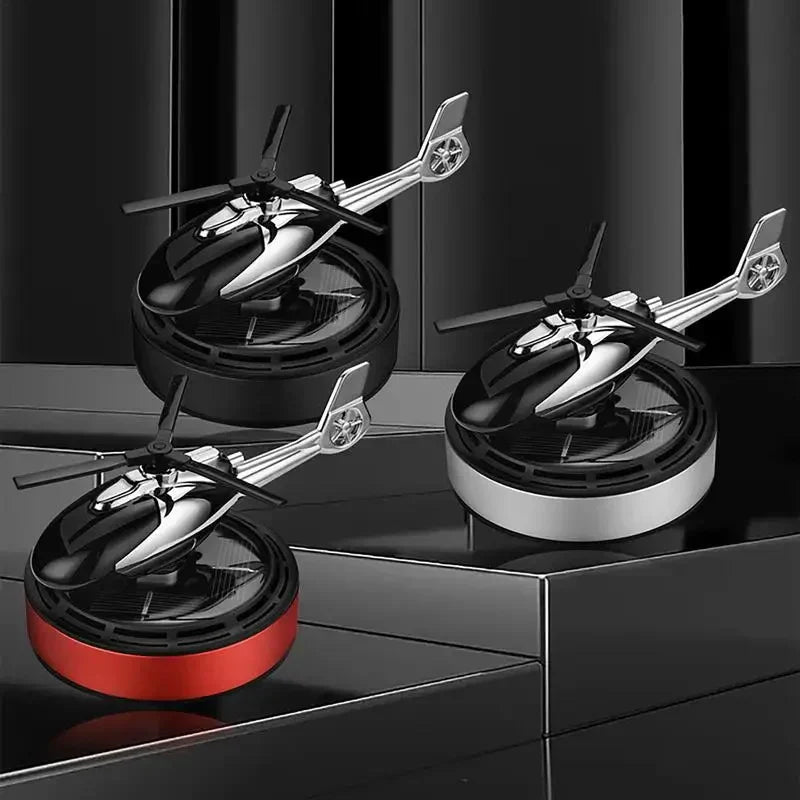 Helicopter Car Perfume With Solar