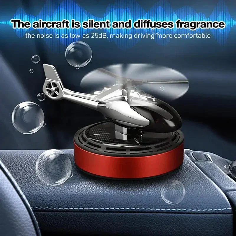 Helicopter Car Perfume With Solar