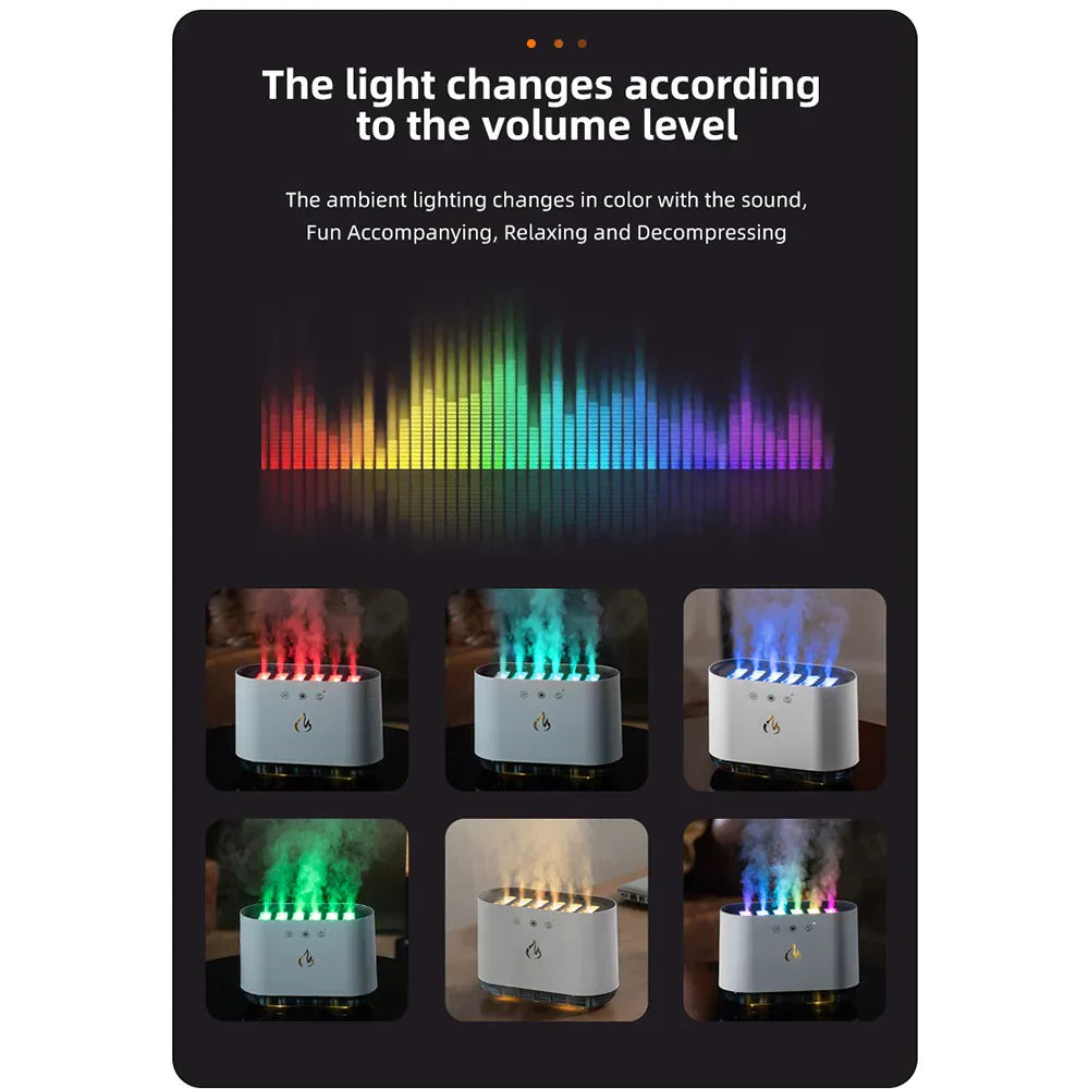 Ultrasonic Humidifier with LED Light