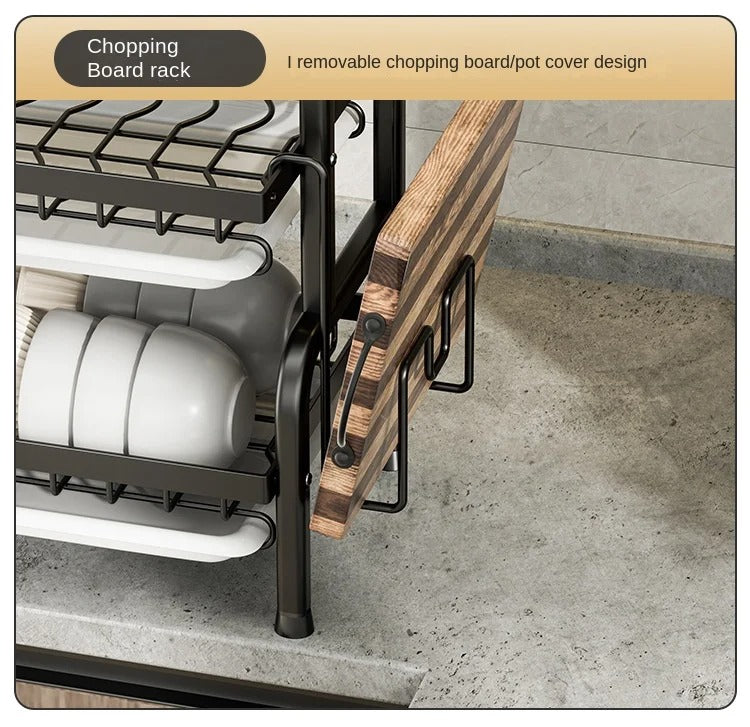 Stainless Steel 2 Tier Dish Drying Rack