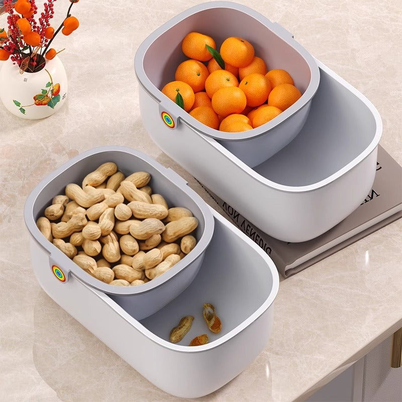 Double-Layer Snacking Bowl