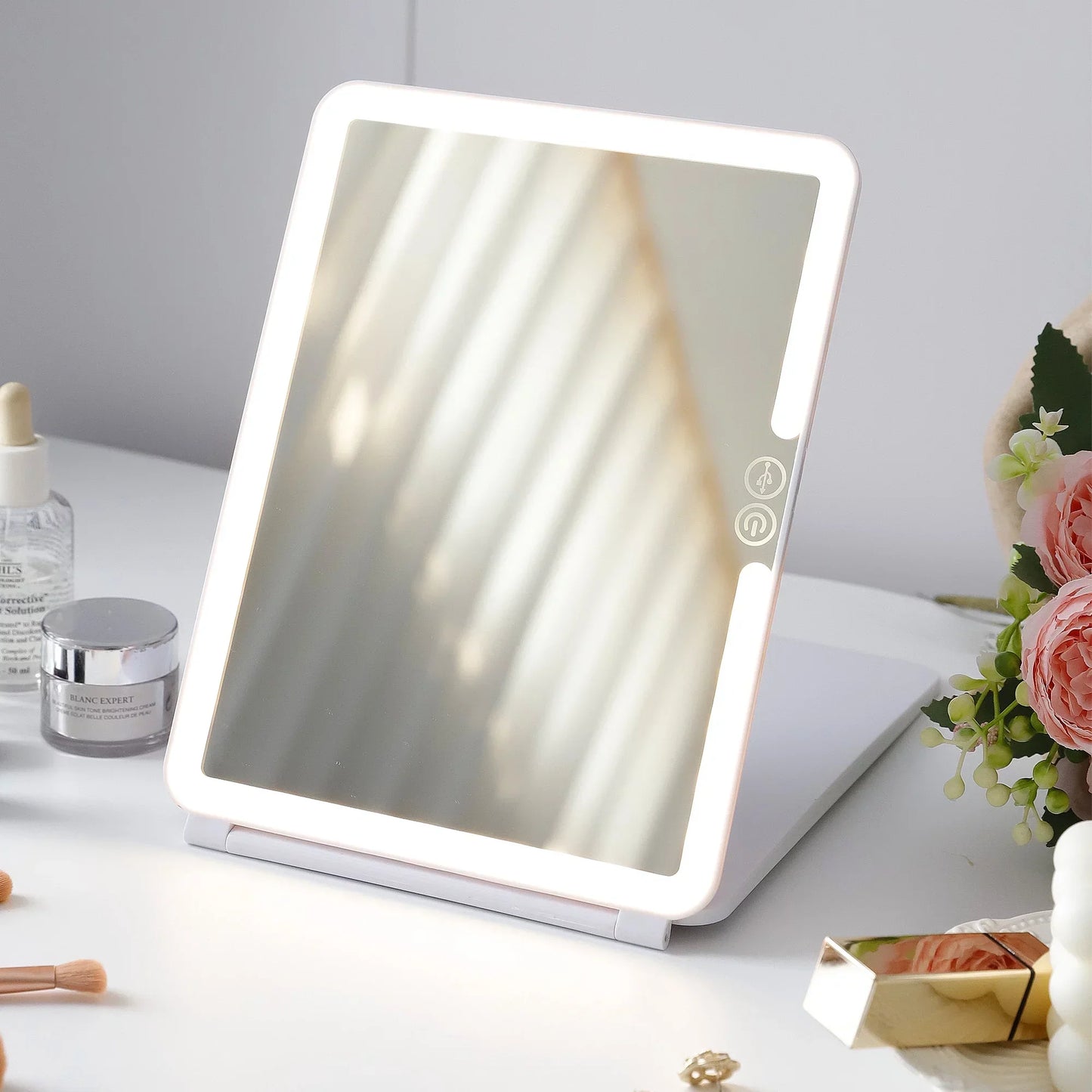 Travel Lighted Vanity Makeup Mirror