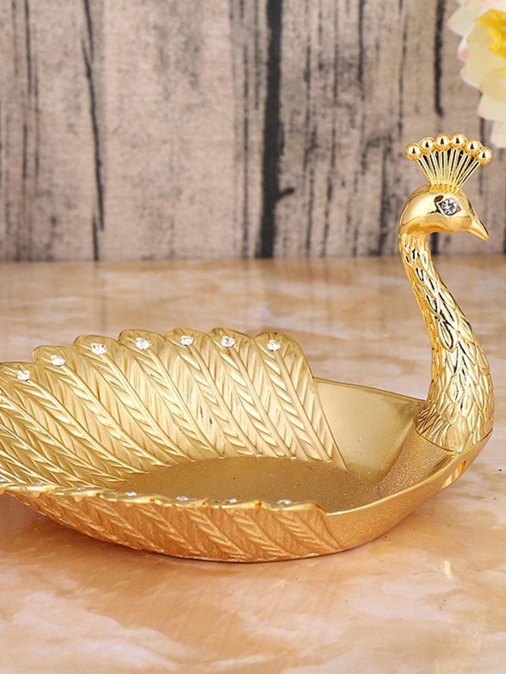 Peacock Candies Dish