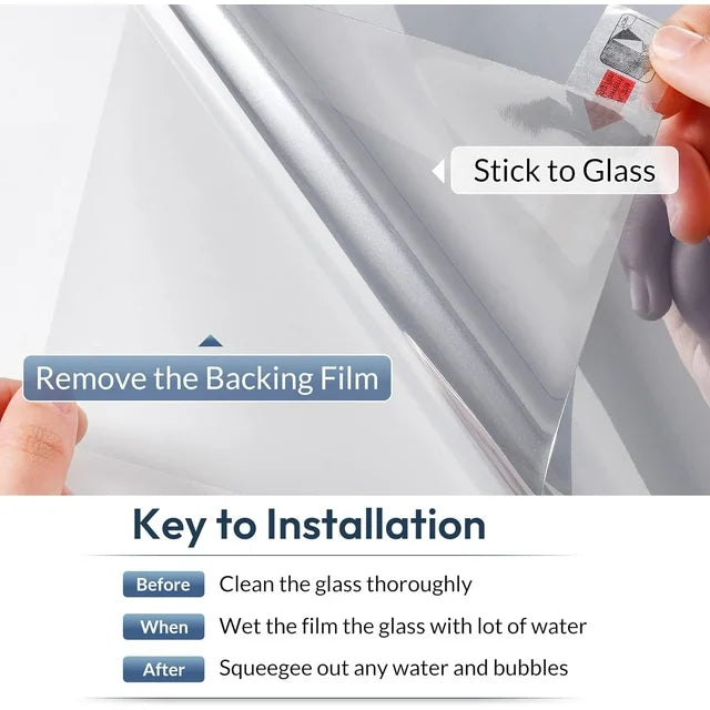 Window Privacy Mirror Sticker