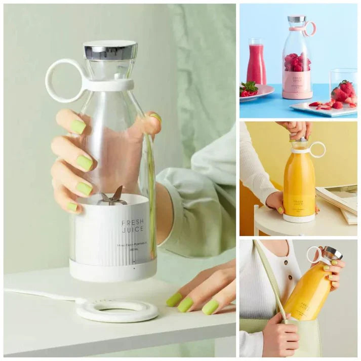 Electric Mini Portable Juicer Blender