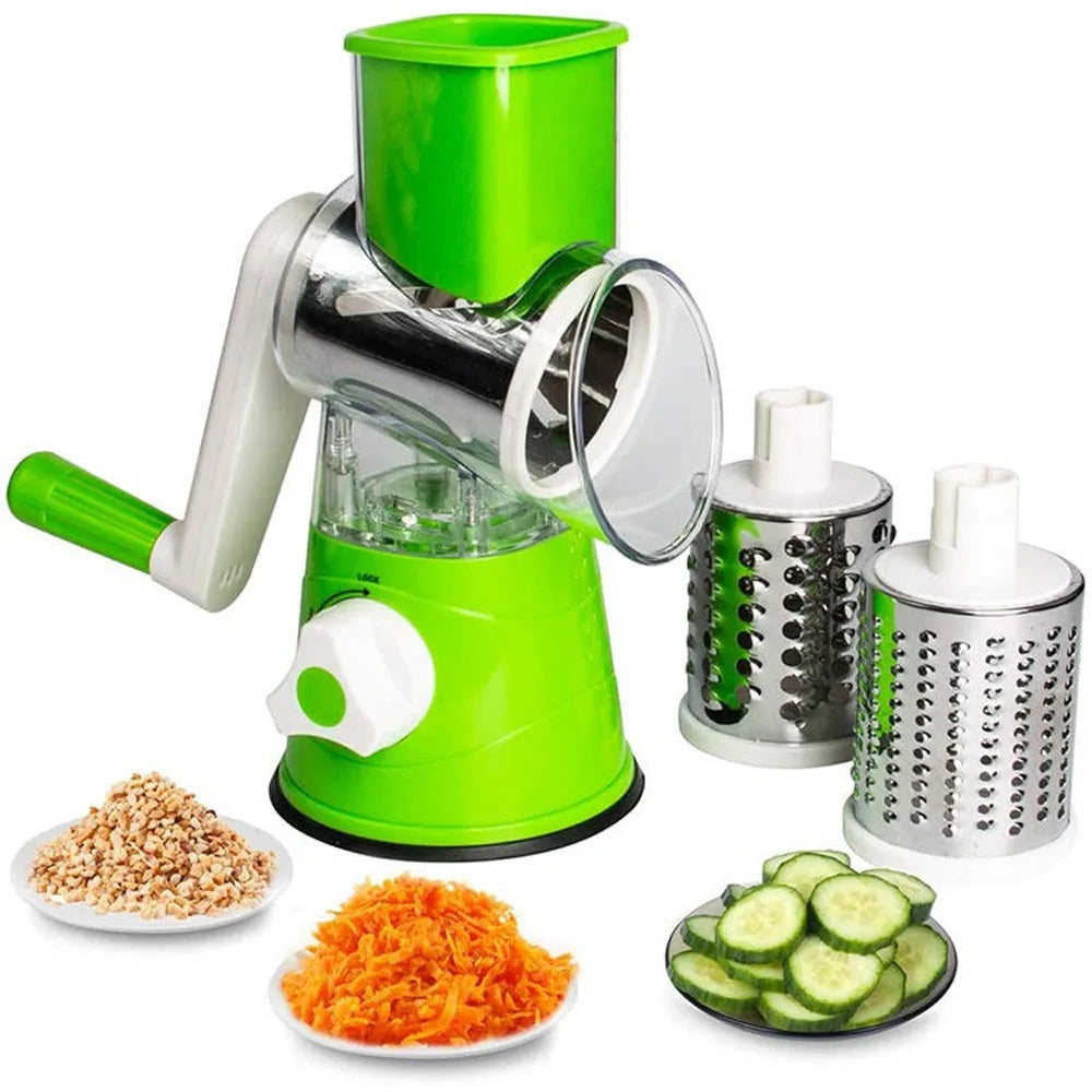 Tabletop Drum Grater 3 in 1