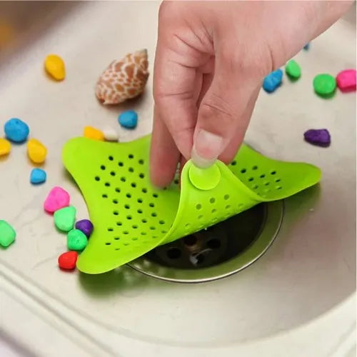 Silicone Rubber Five-pointed Star Sink Filter