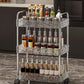 Multifunctional Acrylic Storage Trolley With Wheels