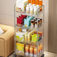 Multifunctional Acrylic Storage Trolley With Wheels