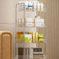 Multifunctional Acrylic Storage Trolley With Wheels